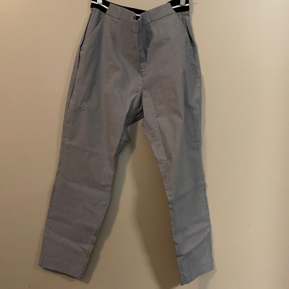 Matrices Sz 12 Grey Skinny Ankle Dress Pants